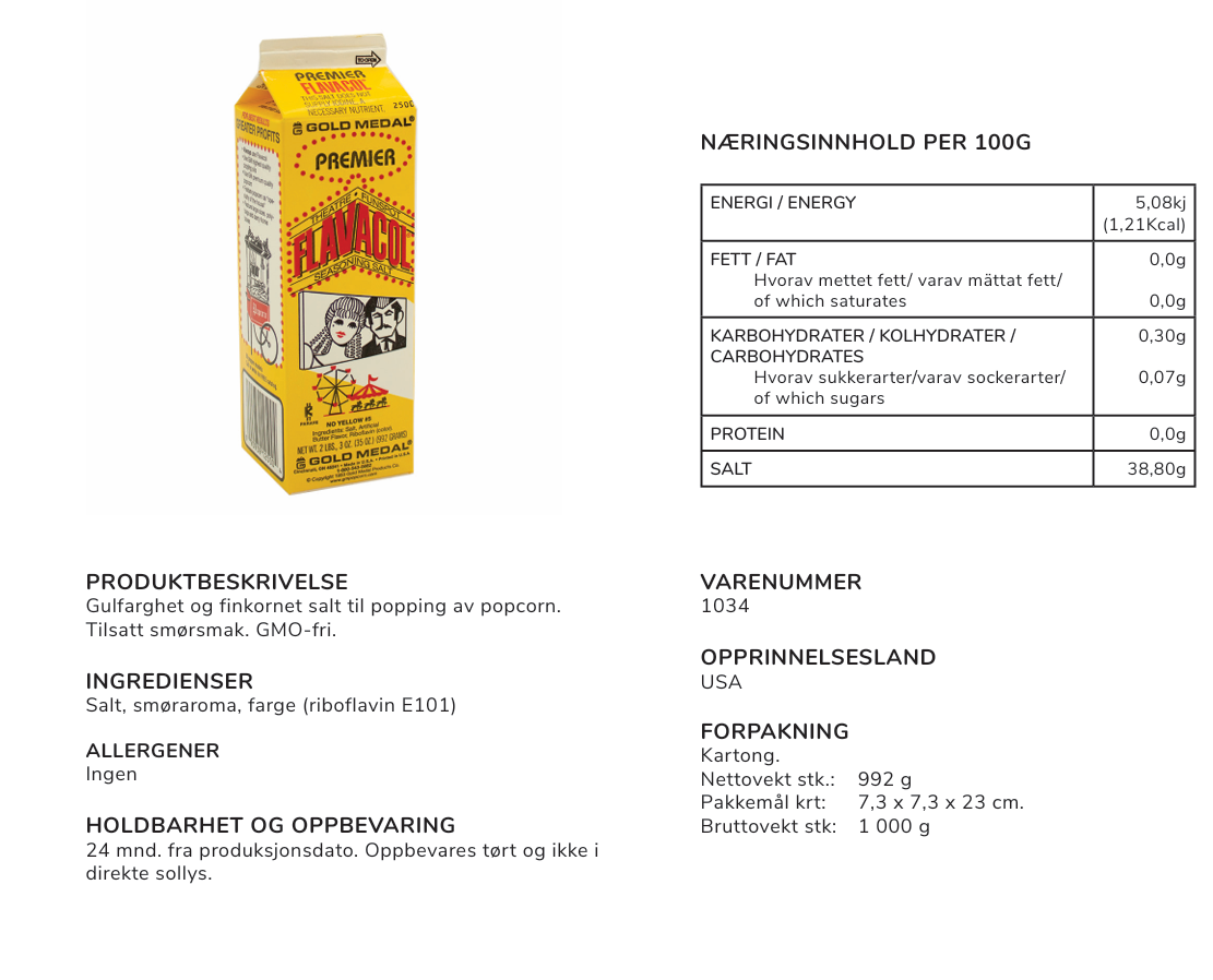 flavicol salt til leie — bilde 2